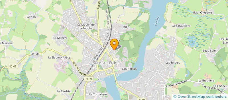 localisation de l'entreprise AGCL  SUCE-SUR-ERDRE