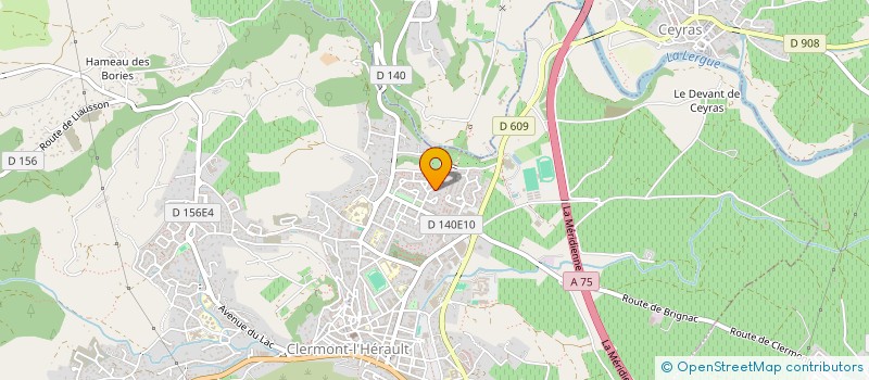 localisation de l'entreprise AGCO EVENT  CLERMONT-L'HERAULT