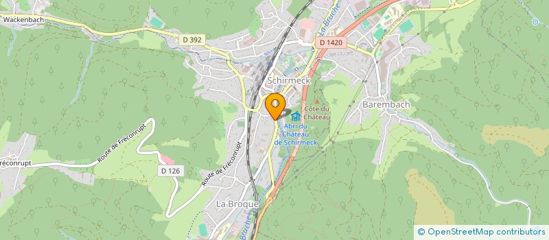 localisation de l'entreprise AGCOM AGENCE DE COMMUNICATION  LA BROQUE