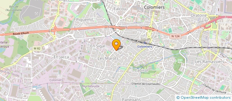 localisation de l'entreprise AGCORP à COLOMIERS