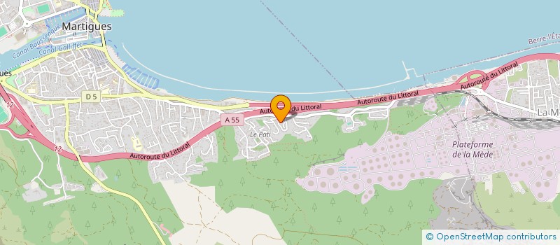 localisation de l'entreprise AGCORPS  MARTIGUES