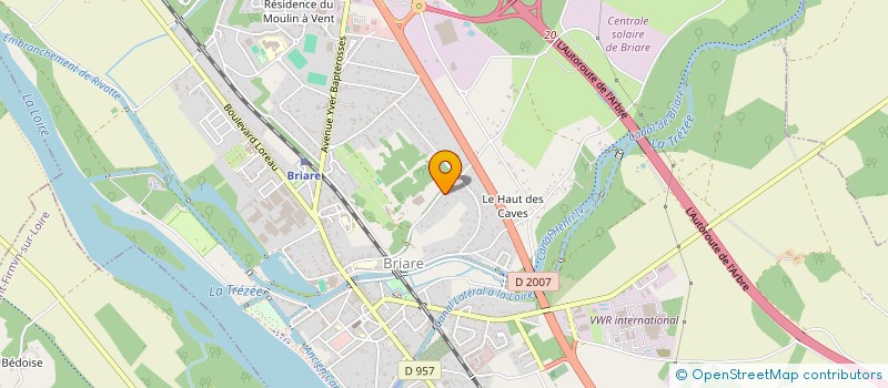 localisation de l'entreprise AGCP à BRIARE