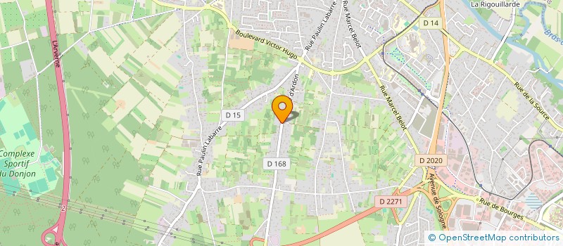 localisation de l'entreprise AGCR à OLIVET