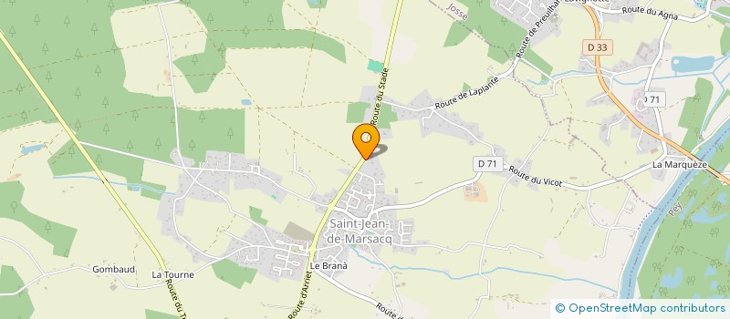 localisation de l'entreprise AGD  SAINT-JEAN-DE-MARSACQ