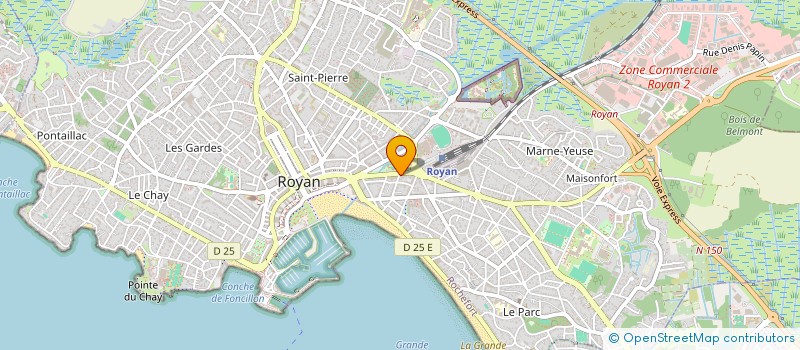 localisation de l'entreprise AGD  ROYAN