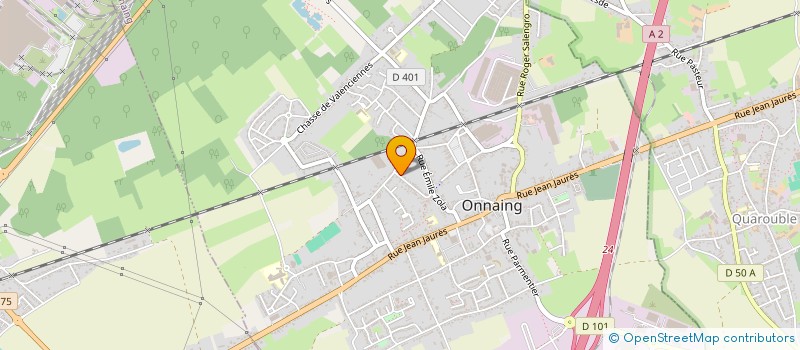 localisation de l'entreprise AGD à ONNAING