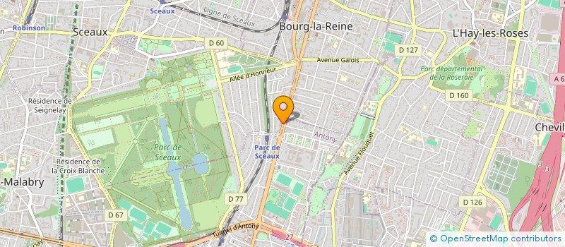localisation de l'entreprise AGD HOLDING à SCEAUX