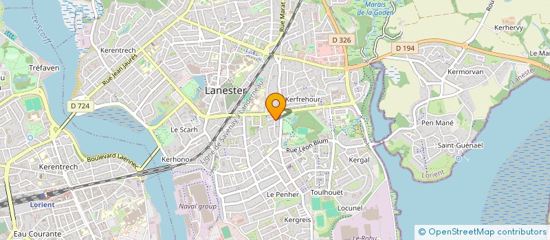 localisation de l'entreprise AGD HOLDING  LANESTER