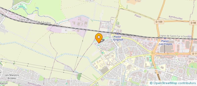 localisation de l'entreprise AGD REFLEX  PLAISIR