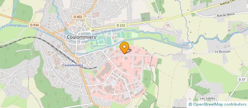 localisation de l'entreprise AGD-RESEAUX à COULOMMIERS