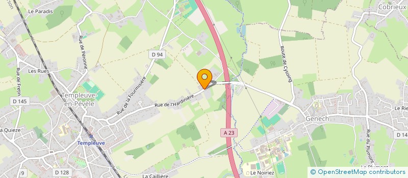 localisation de l'entreprise AGDA  TEMPLEUVE-EN-PEVELE