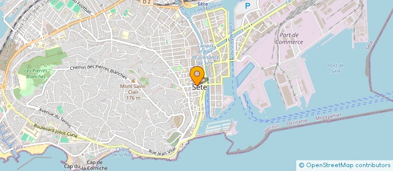 localisation de l'entreprise AGDAFA SCI  SETE