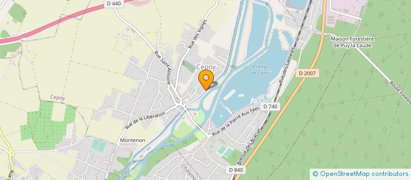 localisation de l'entreprise AGDAJ DE CEPOY FUAJ à CEPOY