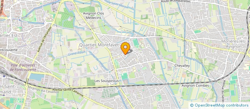 localisation de l'entreprise AGDAL  AVIGNON