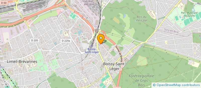 localisation de l'entreprise AGDC à BOISSY-SAINT-LEGER