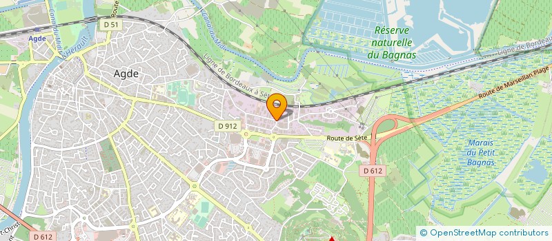 localisation de l'entreprise AGDE ASSISTANCE AUTO à AGDE