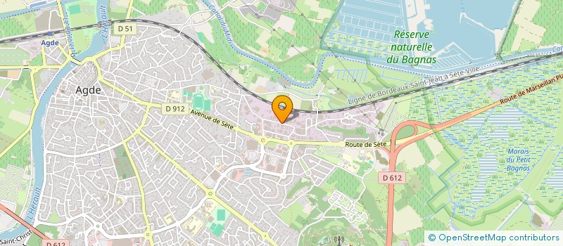 localisation de l'entreprise AGDE AUTO PASSION  AGDE