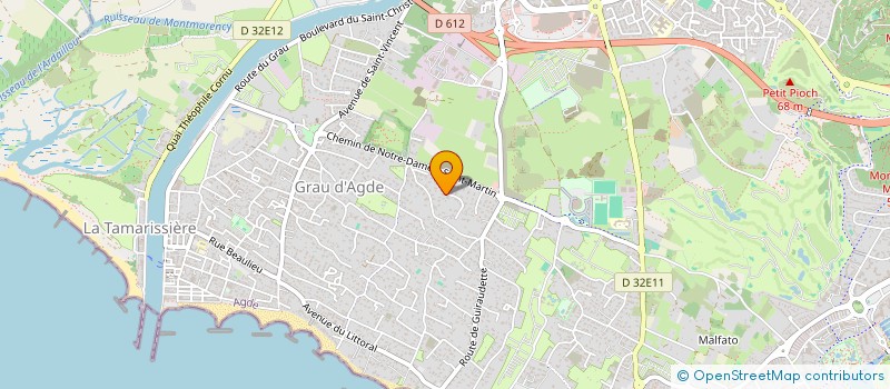 localisation de l'entreprise AGDE BEZIERS SETE SCE (A.B.S SERVICES) à AGDE