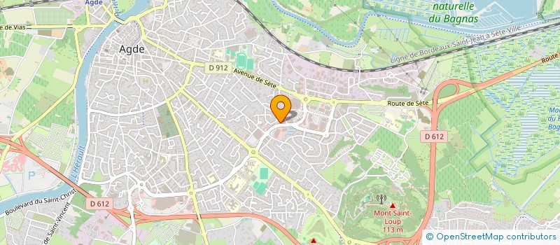 localisation de l'entreprise AGDE CYBER CREATION à AGDE
