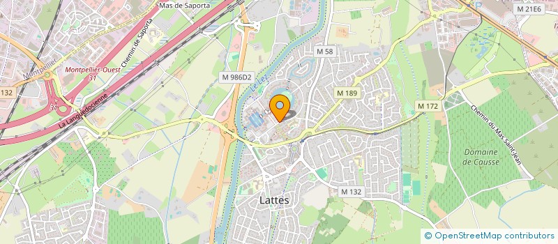 localisation de l'entreprise AGDE MARINE 2 à LATTES