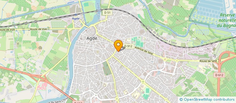 localisation de l'entreprise AGDE-VOYAGES à AGDE
