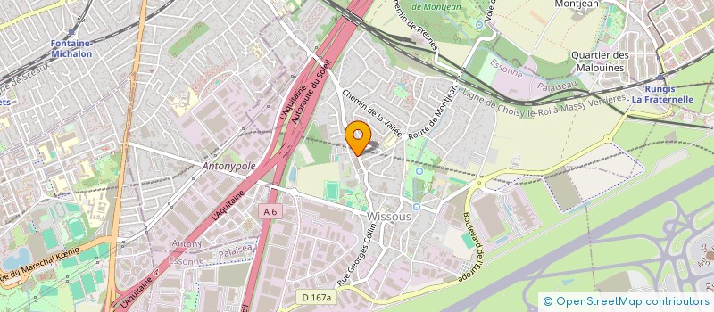 localisation de l'entreprise AGDECO à WISSOUS