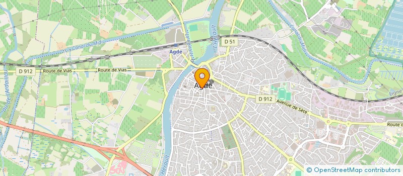 localisation de l'entreprise AGDEDIS à AGDE