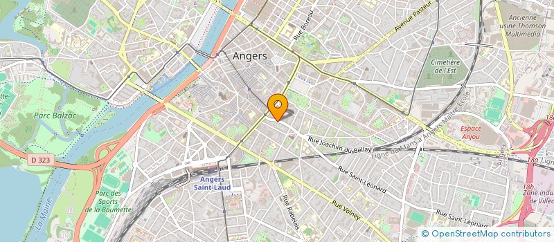 localisation de l'entreprise AGDL 55 à ANGERS