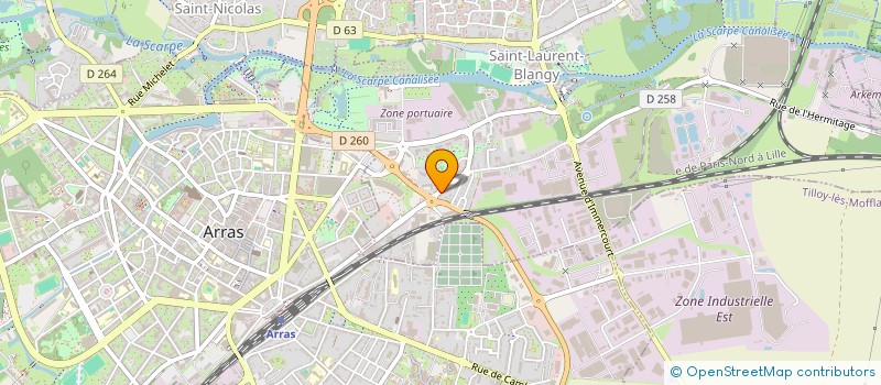 localisation de l'entreprise AGDL  SAINT-LAURENT-BLANGY