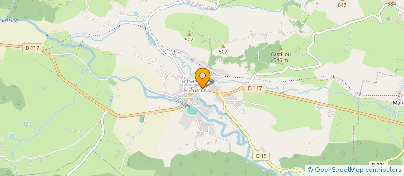 localisation de l'entreprise AGDM à LA BASTIDE-DE-SEROU