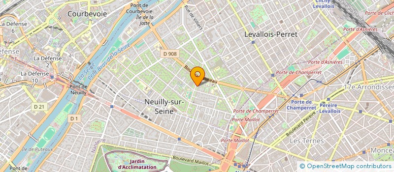localisation de l'entreprise AGDM CONSEIL à NEUILLY-SUR-SEINE