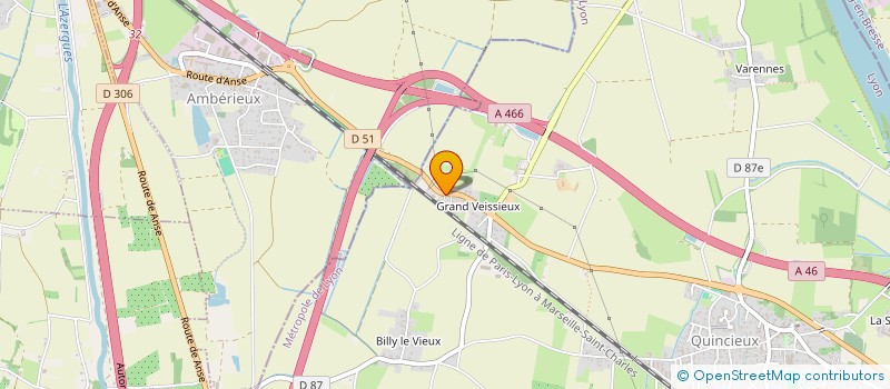 localisation de l'entreprise AGDM SAS à QUINCIEUX