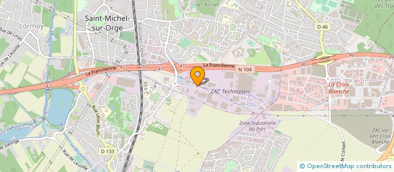 localisation de l'entreprise AGDOJAVI FRANCE à SAINT-MICHEL-SUR-ORGE