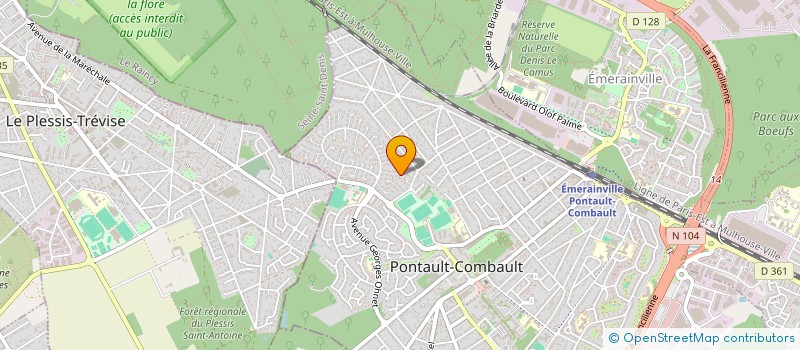 localisation de l'entreprise AGDRS à PONTAULT-COMBAULT