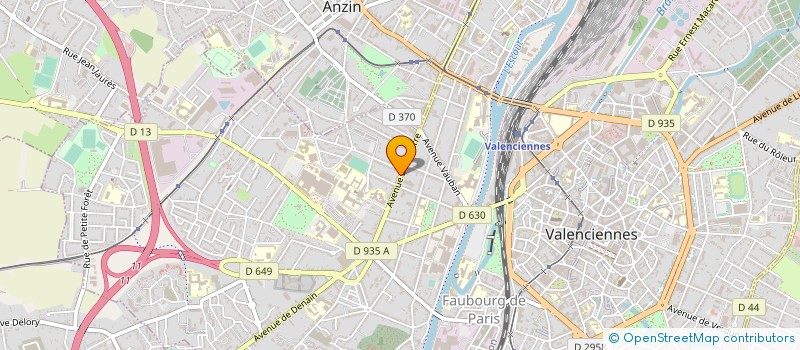 localisation de l'entreprise AGDS  VALENCIENNES