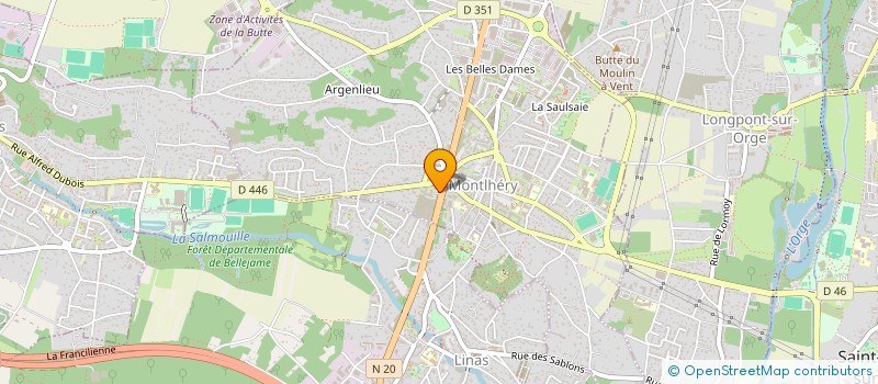 localisation de l'entreprise AGDS GROUPE à MONTLHERY