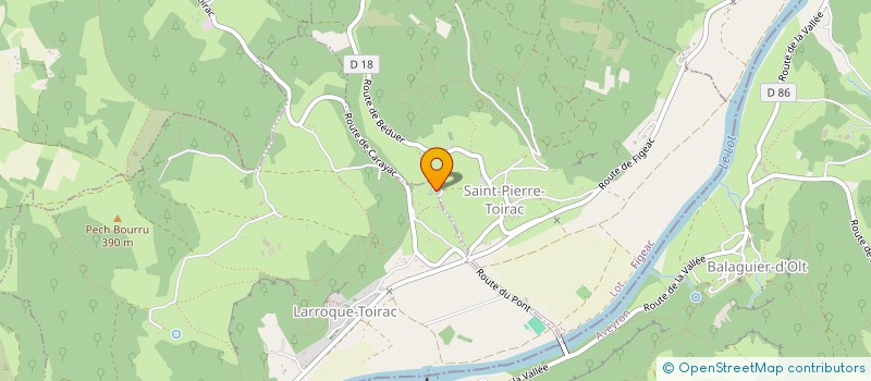 localisation de l'entreprise AGDT  LARROQUE-TOIRAC