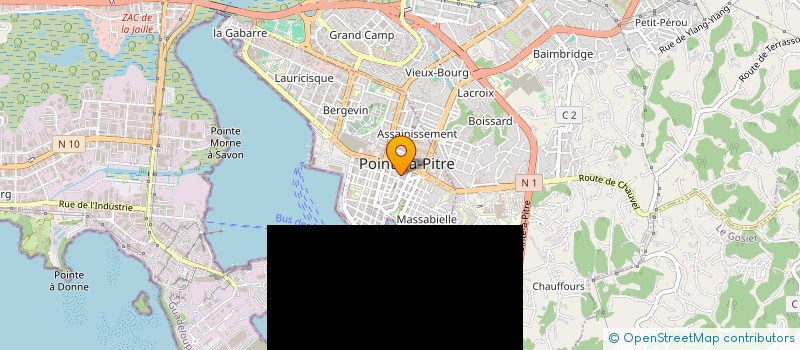 localisation de l'entreprise AGE D'OR à POINTE A PITRE