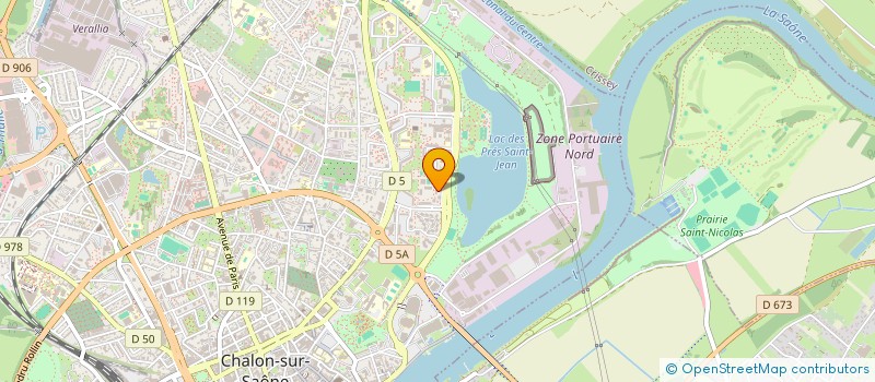 localisation de l'entreprise AGE D'OR 71 à CHALON-SUR-SAONE