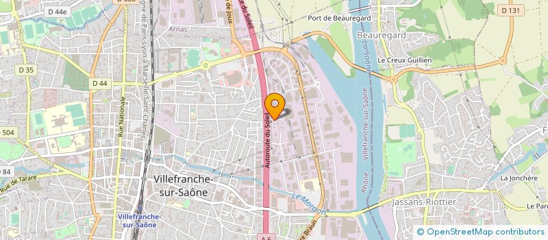 localisation de l'entreprise AGE D'OR CALADE à VILLEFRANCHE-SUR-SAONE