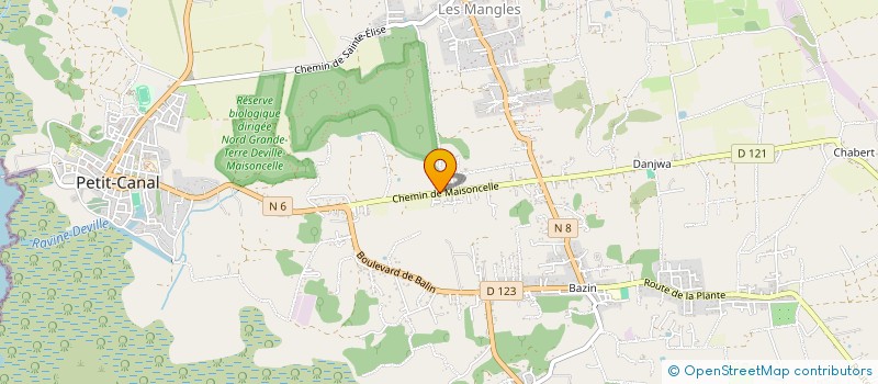 localisation de l'entreprise AGE D'OR DU NORD à PETIT-CANAL