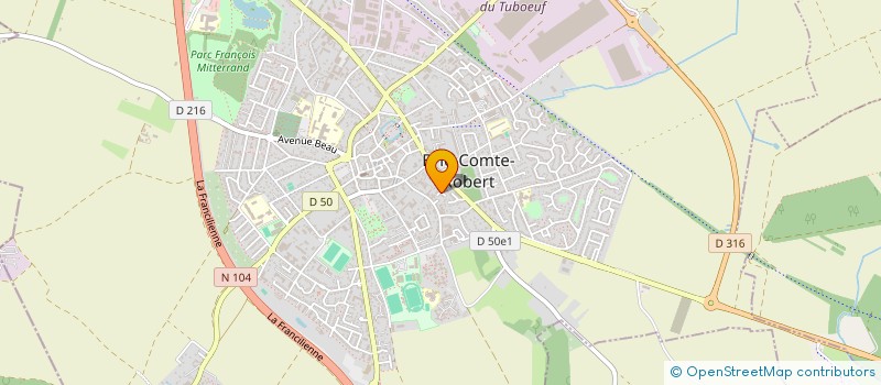 localisation de l'entreprise AGE D OR ET TENDRESSE AOT  BRIE-COMTE-ROBERT