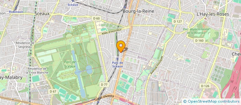 localisation de l'entreprise AGE D'OR MAMIE / PAPYS 92330 ET 78 à SCEAUX
