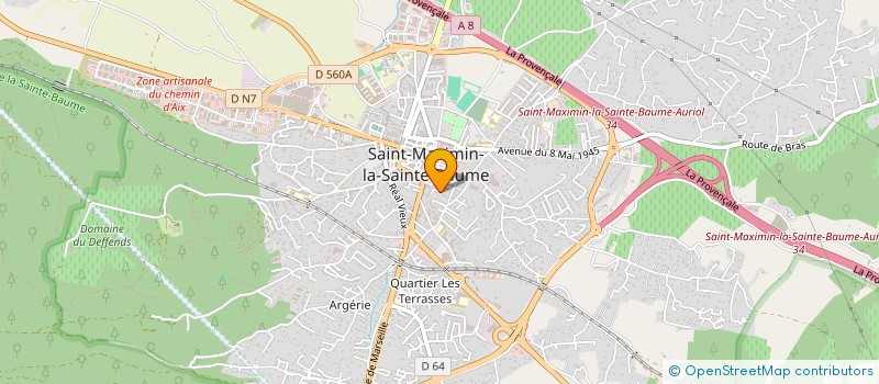 localisation de l'entreprise AGE D OR MAXIMINOIS à SAINT-MAXIMIN-LA-SAINTE-BAUME