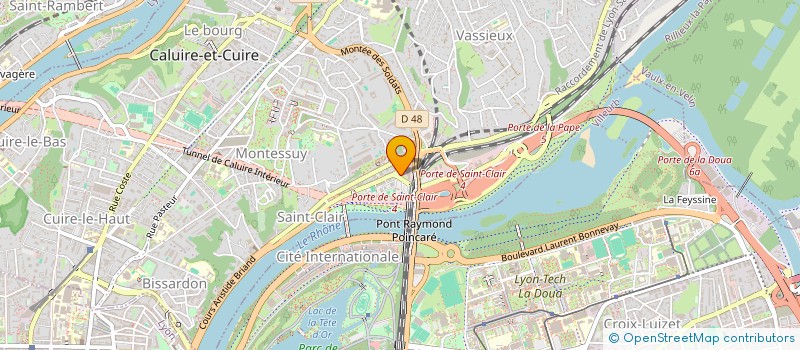 localisation de l'entreprise AGE D'OR SERVICES -LYON/CALUIRE & MONTS D'OR  RILLIEUX LA PAPE