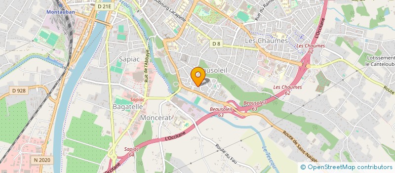 localisation de l'entreprise AGE ENVIRONNEMENT à MONTAUBAN