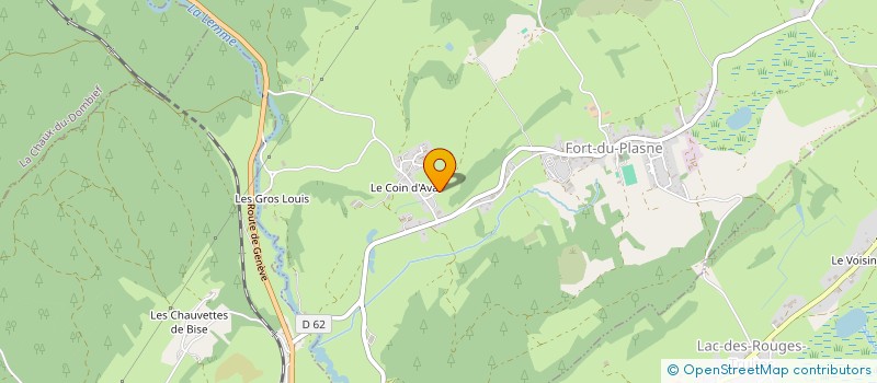 localisation de l'entreprise AGE ET FORMATIONS  FORT-DU-PLASNE