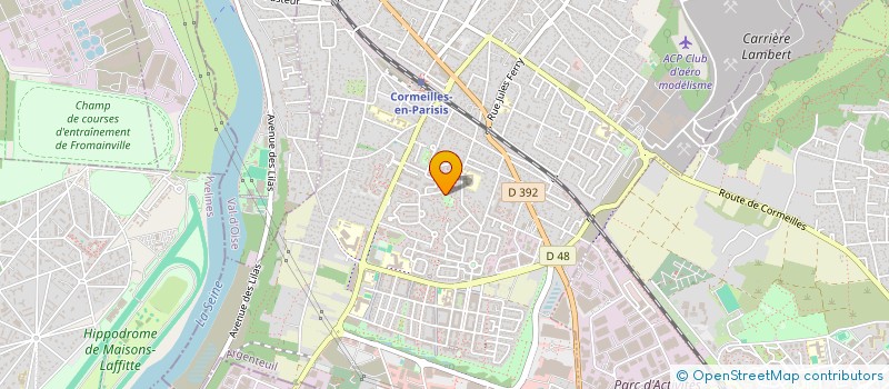 localisation de l'entreprise AGE ET PARTAGE à CORMEILLES-EN-PARISIS