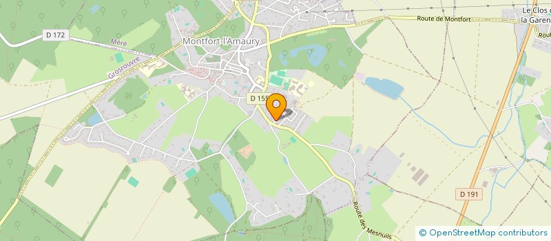 localisation de l'entreprise AGE ET PARTAGE  MONTFORT-L'AMAURY