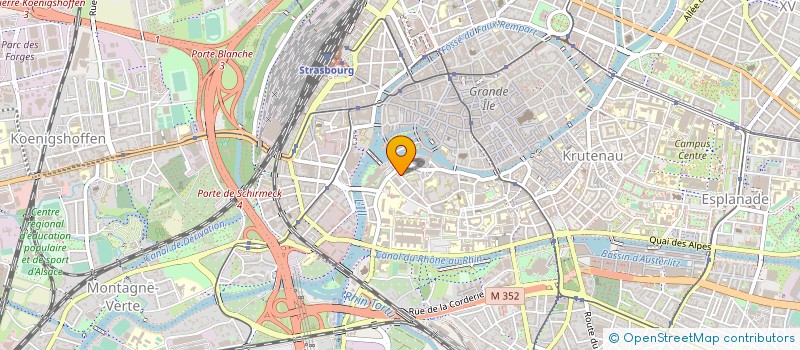 localisation de l'entreprise AGE ET PERSPECTIVES BAS RHIN à STRASBOURG